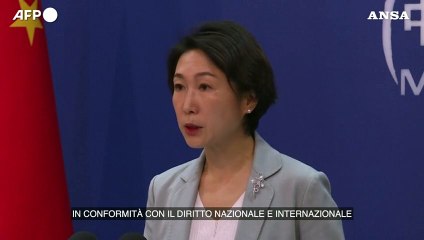 Mar Cinese, Pechino a Manila: "Da noi misure ragionevoli e legali"
