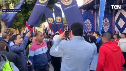 حضور كبير من المواطنين أمام لجان الانتخابات بـ سوهاج لليوم الثاني