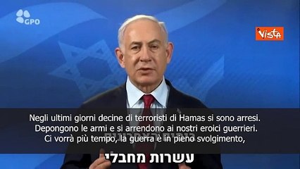 L'appello di Netanyahu ad Hamas: E' finita, non morite per Sinwar