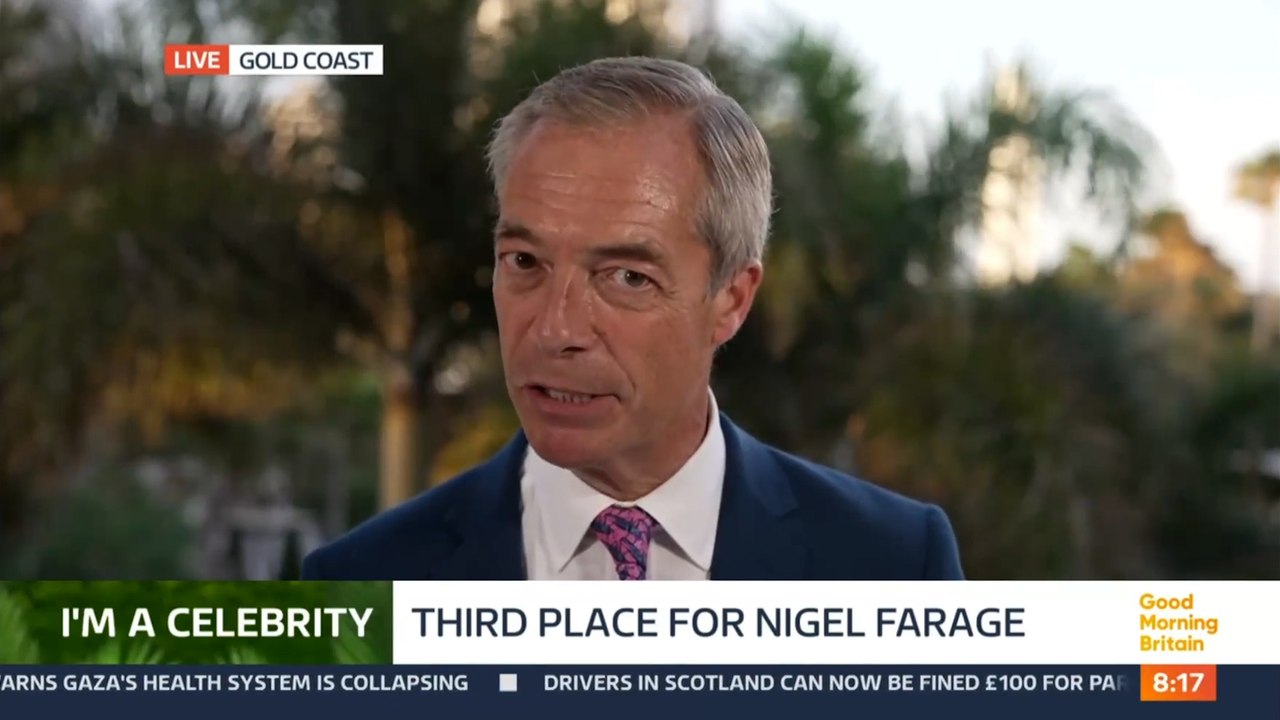 Nigel Farage 'touchy' over Matt Hancock comparison