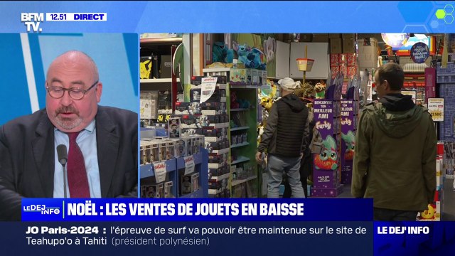Noël: les ventes de jeux et jouets accusent une baisse de 7% en valeur par rapport à 2022