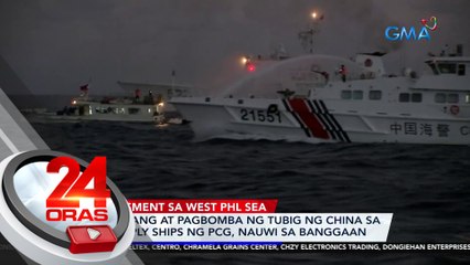 ML Kalayaan na binomba ng tubig, tumirik sa dagat dahil sa nasirang generator; ilang gamit, nasira | 24 Oras