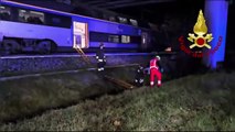 Incidente ferroviario a Faenza, i soccorsi dei vigili del fuoco e la messa in sicurezza