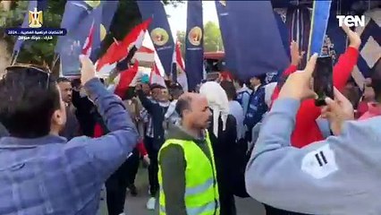 حضور كبير من المواطنين أمام لجان الانتخابات بـ سوهاج لليوم الثاني