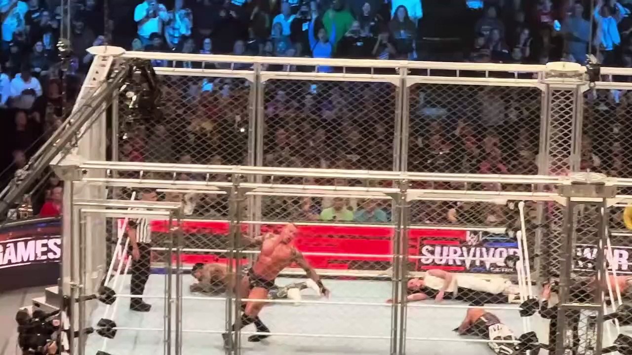 Randy Orton RKOs Dominik Mysterio - WWE Survivor Series 11/25/2023 ...