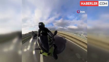 Büyükçekmece D-100 Karayolu'nda Motosiklet Kazası