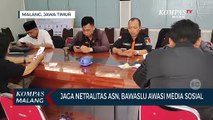 Jaga Netralitas ASN, Bawaslu Kota Malang Awasi Media Sosial