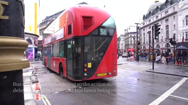 Bus drivers considering strike action over delays caused by LTNs and removal of bus lanes