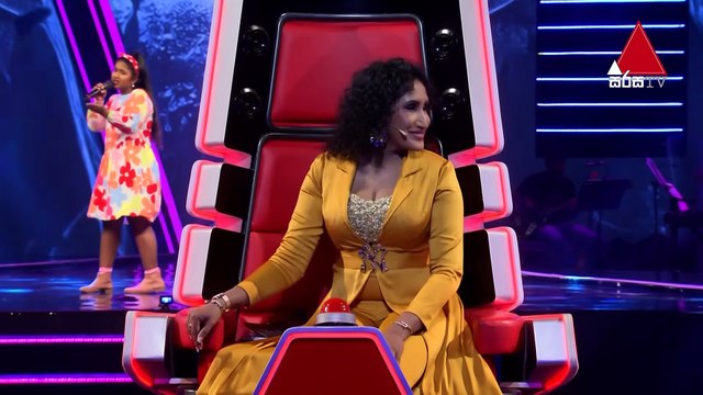 Geethma Chethani | Sudu Sanda Eliya (සුදු සඳ එළිය) | Blind Auditions | The Voice Kids Sri Lanka
