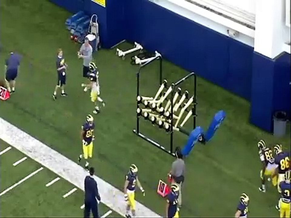 Michigan - WR Drills