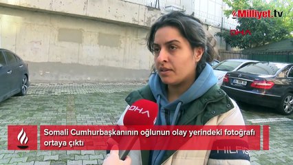 Somali Cumhurbaşkanının oğlunun olay yerindeki fotoğrafı ortaya çıktı