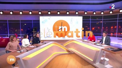 Marie Portolano et Thomas Sotto taclent la matinale de TF1 dans "Télématin", sur France 2.