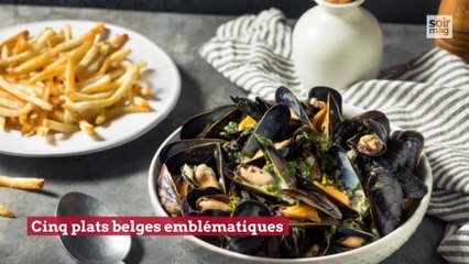 Cinq plats belges emblématiques
