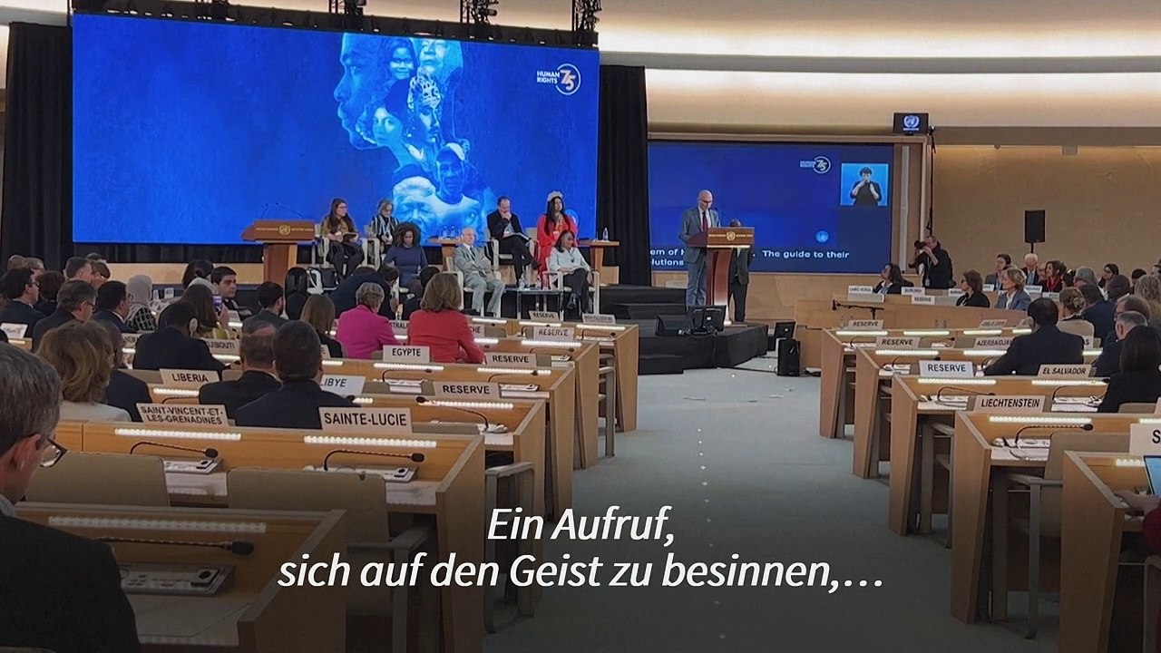 UNO hebt Bedeutung der Menschenrechte hervor