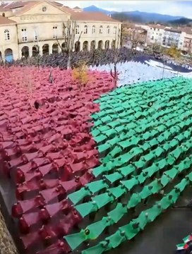 تحت دوي صافرات الانذار. اسبانيا تنتفض تضامنا مع أهل غزة