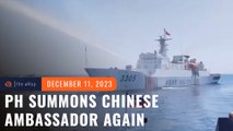 Manila summons Chinese ambassador after back-to-back water cannoning in West PH Sea