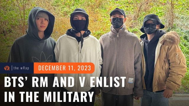BTS’ RM and V enlist in the military