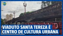 Viaduto Santa Tereza é referência de cultura urbana