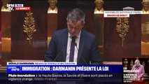 Gérald Darmanin, ministre de l'Intérieur, sur le projet de loi immigration: 