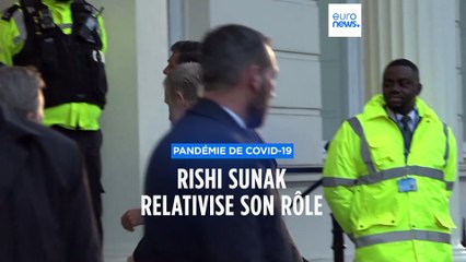 COVID-19 : Rishi Sunak défend son action et relativise son rôle