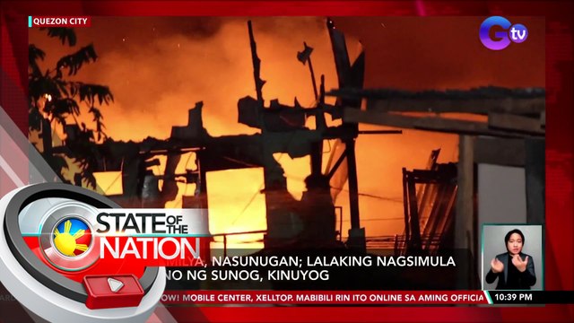 80 pamilya, nasunugan; lalaking nagsimula umano ng sunog, kinuyog | SONA
