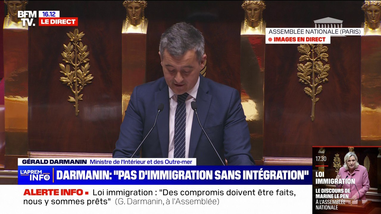 Gérald Darmanin, ministre de l'Intérieur: "Il n'y a pas de politique d'immigration qui vaille, sans intégration forte et exigeante"