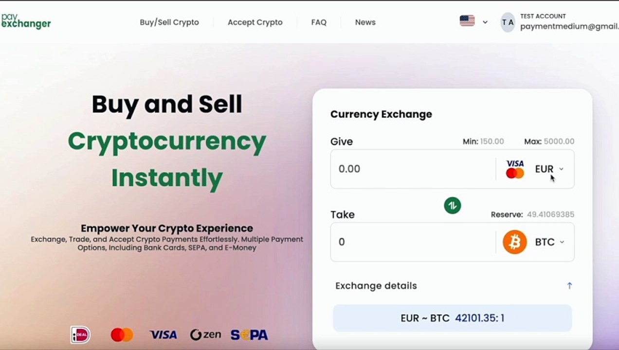 Exchange BTC to SEPA EUR Bank Quickly