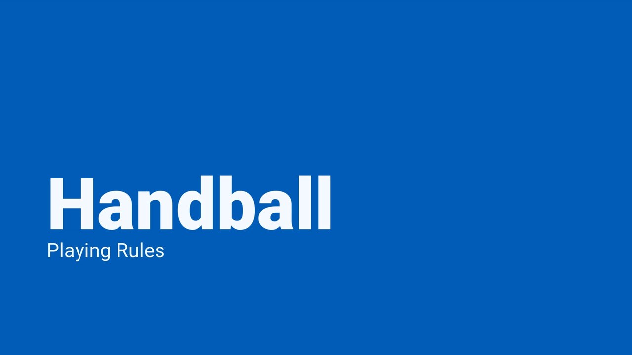 Handball Playing Rules
