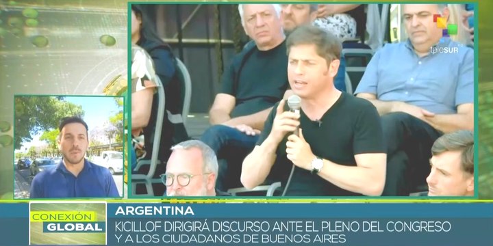 Gobernador de la provincia argentina de Buenos Aires asume segundo mandato