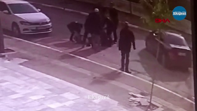 İşte emniyet önündeki cinayet anı