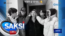 BTS, nag-reunion sa pagsisimula ng military enlistment nina RM at V | Saksi
