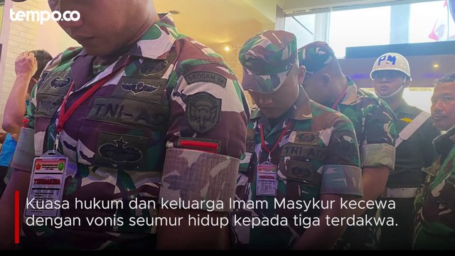 Anggota Paspamres Pembunuh Imam Masykur Divonis Penjara Seumur Hidup, Keluarga Kecewa