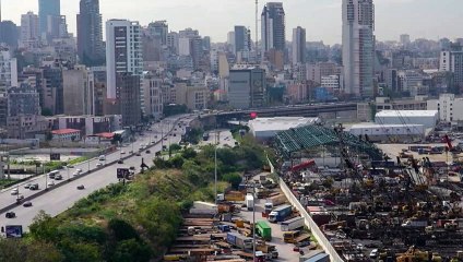 Beirut boats sound horns in mourning for thousands killed in Gaza
