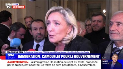 Download Video: Motion de rejet du projet de loi immigration: 