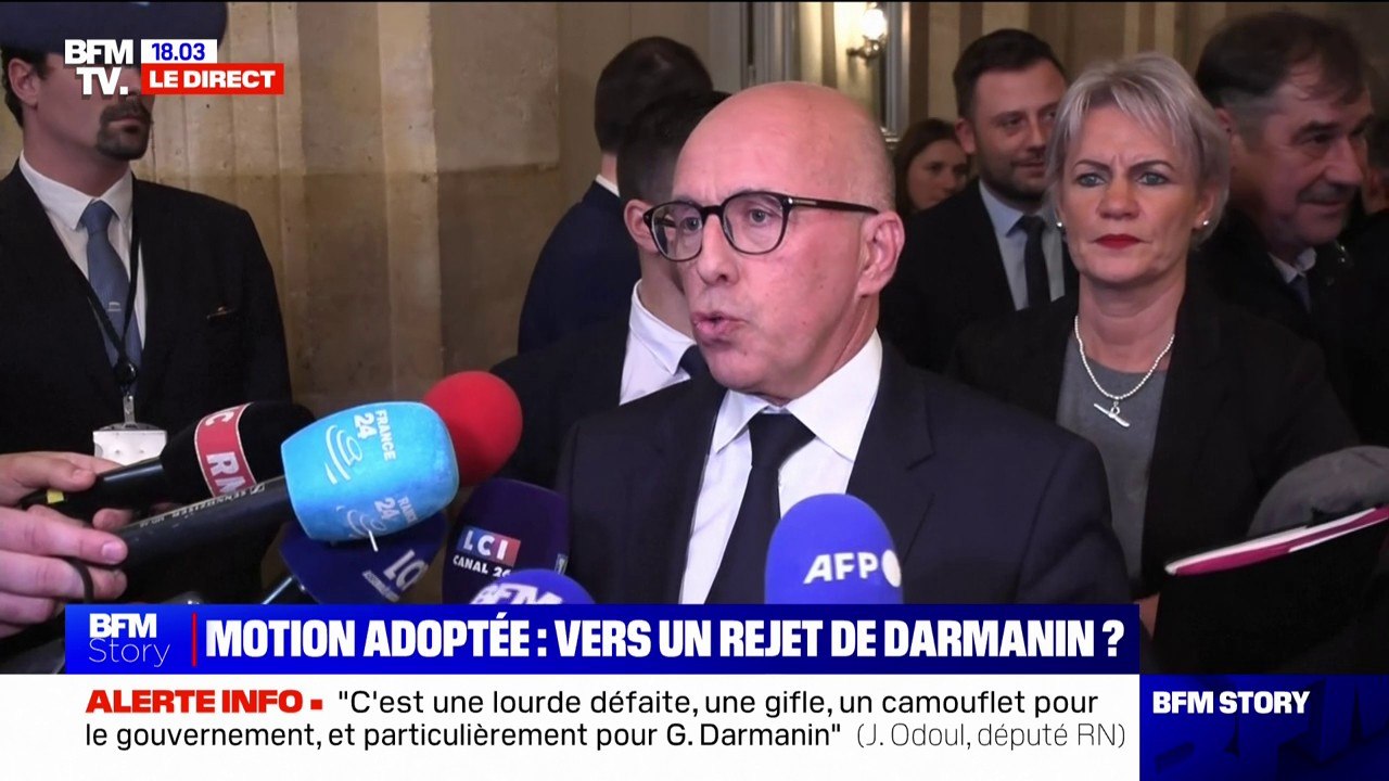 Motion de rejet du projet de loi immigration: "...