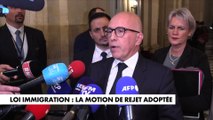 Éric Ciotti : «Nous voulons un texte qui réponde aux vrais défis. Nous voulons débattre et adopter dans son intégralité, sans ajout, sans modification, le texte du Sénat»