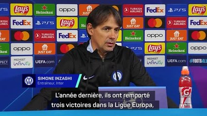 Gr. D - Inzaghi : "La Real Sociedad, un adversaire de grande valeur"