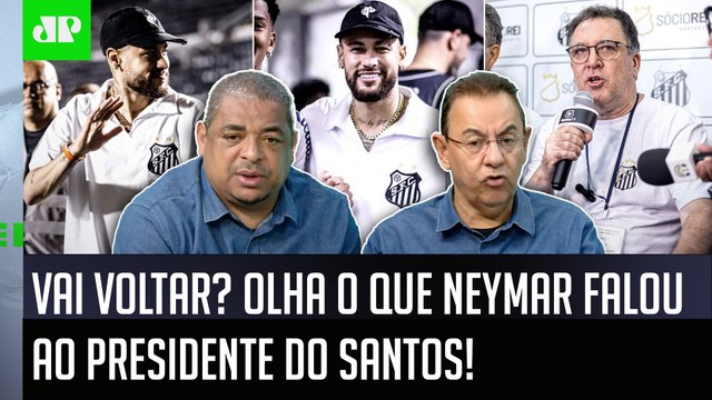OLHA ISSO! Cara, o Neymar LIGOU para o presidente do Santos e FALOU que... OLHA o que DEU DEBATE!