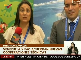 Venezuela y Fao participaron en conversatorio en la COP28 para estrechar relaciones técnicas