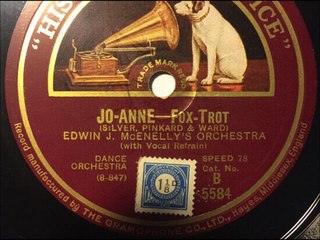 Spanish Shawl - Edwin J. McEnelly's Orchestra (1925)