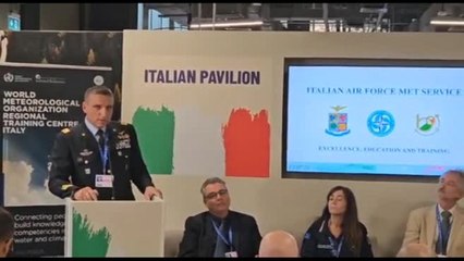 Download Video: Cop28, l'Italia presenta la propria offerta formativa sui cambiamenti climatici