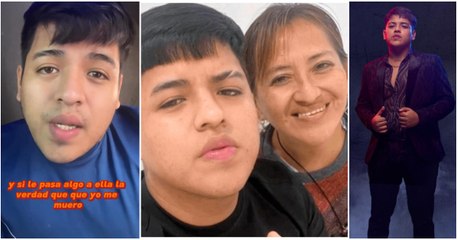 Edu Baluarte solicita apoyo para operar a su mamá