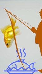 Golden Fish's Escape story of Wit and Deception