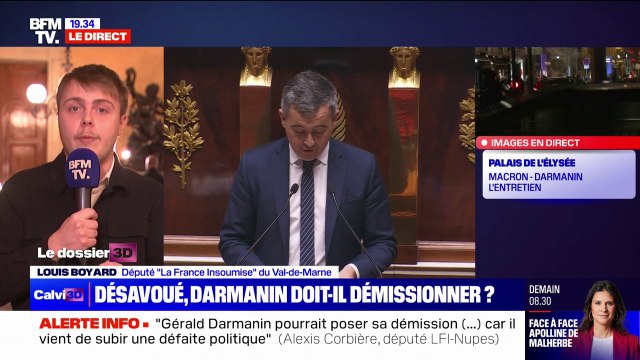 Rejet de la loi immigration: Le gouvernement d'Emmanuel Macron n'a plus de légitimité politique , pour Louis Boyard (LFI)