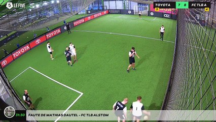 Faute de Mathias DAUTEL - FC TLB ALSTOM