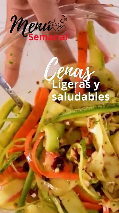 Arma tu menú semanal con recetas de cenas ligeras saludables