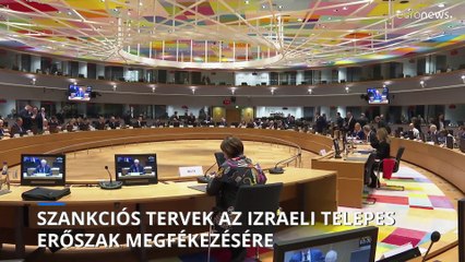 Több uniós ország is szankciókra készül a ciszjordániai telepes erőszak miatt