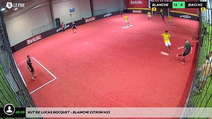 But de lucas bocquet - Blanche Citron H23