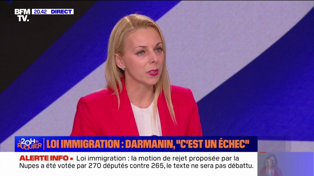 Rejet de la loi immigration: Nous votons tout ce qui va dans le bon sens , affirme Edwige Diaz (RN)
