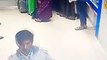 A criminal stole one lakh rupees from an employee standing in line to